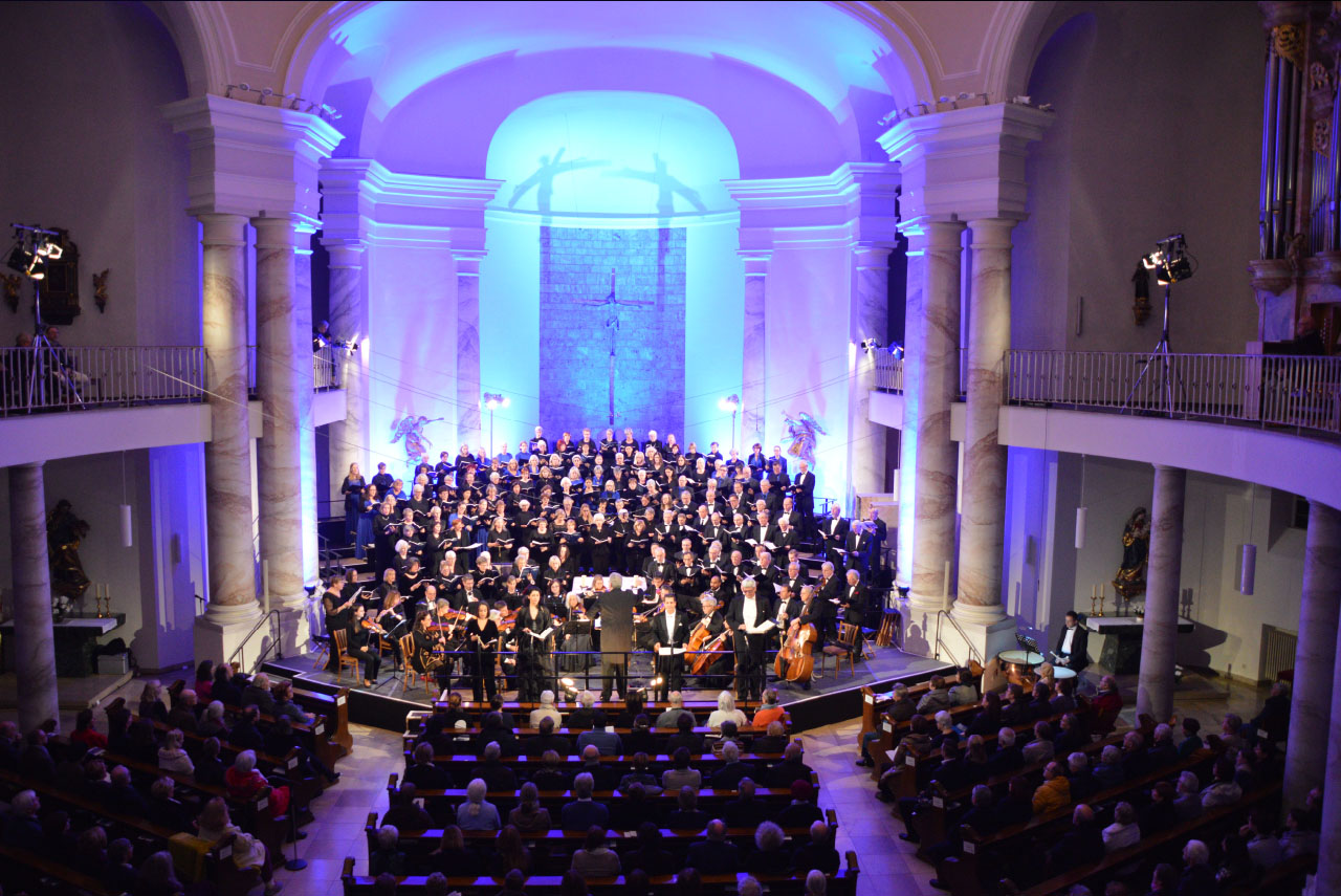 Le chœur de concert « Singakademie Ortenau » participe au projet franco-allemand « Vox Rheni ».